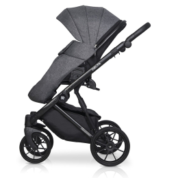 Коляска 2 в 1 Riko Basic Delta, 05 Carbon (Темно-серый) 