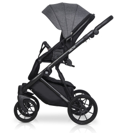 Коляска 2 в 1 Riko Basic Delta, 05 Carbon (Темно-серый) 