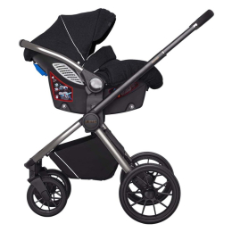 Коляска 3 в 1 Carrello Optima, CRL-6504/1 Pitch Black (Черный)