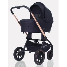 Коляска 2 в 1 Mowbaby Zoom PU, RA086 Gold Black (Черный)