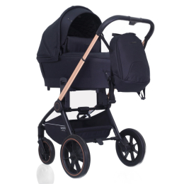 Коляска 2 в 1 Mowbaby Zoom PU, RA086 Gold Black (Черный)