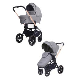 Коляска 2 в 1 Mowbaby Zoom PU, RA086 Gold Beige (Бежевый)