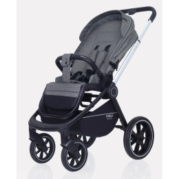 Коляска 2 в 1 Mowbaby Zoom PU, RA086 Gold Grey (Серый)