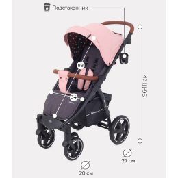 Прогулочная коляска Rant Alpine Star, RA450 Cloud Pink (Розовый)