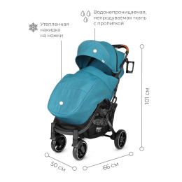 Прогулочная коляска Mowbaby Smart, MB101 Aqua (Аква)