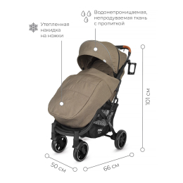 Прогулочная коляска Mowbaby Smart, MB101 Brown (Коричневый)