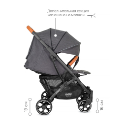 Прогулочная коляска Mowbaby Smart, MB101 Graphite (Темно-серый)
