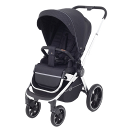 Коляска 3 в 1 Rant Flex Grand PU 2022, RA072 Midnight Black (Черный)