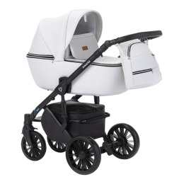 Коляска 2 в 1 Delorean Smart, 06 White (Белый) 