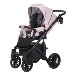 Коляска 2 в 1 Delorean Smart, 07 Powder (Розовый) 