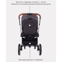 Прогулочная коляска Rant Flex 2022, RA084 Moon Grey (Темно-серый)