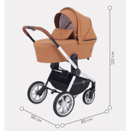Коляска 3 в 1 Rant Flex 2022, RA070 Desert Beige (Бежевый)