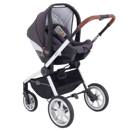 Коляска 3 в 1 Rant Flex 2022, RA070 Moon Grey (Темно-серый)