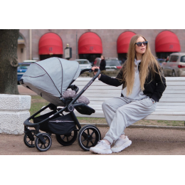 Коляска 3 в 1 Rant Flex Grand PU 2022, RA072 Green Tea (Зеленый)
