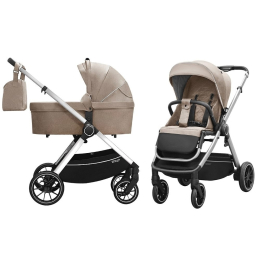 Коляска 2 в 1 Carrello Symbol, CRL-6514, Deep Beige (Бежевый)