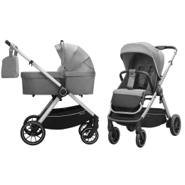 Коляска 2 в 1 Carrello Symbol, CRL-6514, Platinum Grey (Серый)
