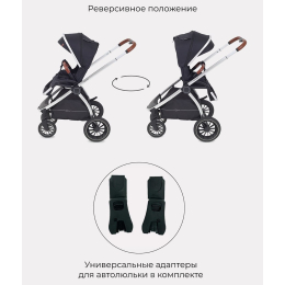 Коляска 2 в 1 Rant Cruise, RA320, Midnight Black (Черный)
