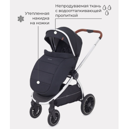 Коляска 2 в 1 Rant Cruise, RA320, Midnight Black (Черный)