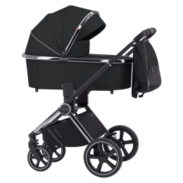 Коляска 2 в 1 Carrello Ultimo, CRL-6511, Sable Black (черный) CHROME хром. рама