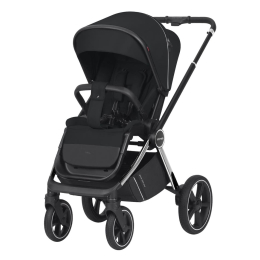 Коляска 3 в 1 Carrello Ultimo, CRL-6512, Sable Black (черный) Chrome