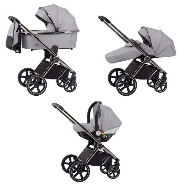 Коляска 3 в 1 Carrello Ultimo, CRL-6512, Koala Grey (серый)