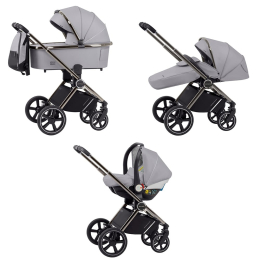 Коляска 3 в 1 Carrello Ultimo, CRL-6512, Koala Grey (серый)