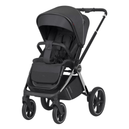 Коляска 2 в 1 Carrello Ultimo, CRL-6511, Cool Grey (темно-серый) CHROME хром. рама