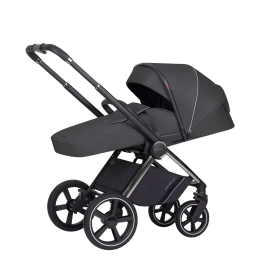 Коляска 2 в 1 Carrello Ultimo, CRL-6511, Cool Grey (темно-серый) CHROME хром. рама