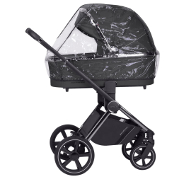 Коляска 2 в 1 Carrello Ultimo, CRL-6511, Cool Grey (темно-серый) CHROME хром. рама