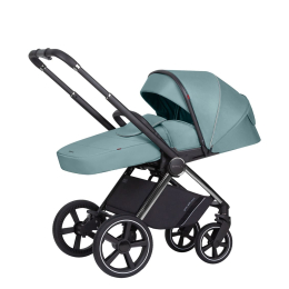 Коляска 2 в 1 Carrello Ultimo, CRL-6511, Forest Green  (Зеленый) CHROME хром. рама