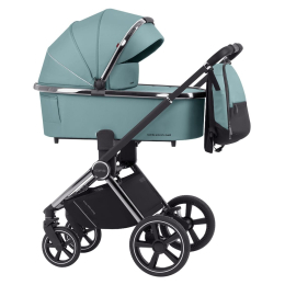 Коляска 2 в 1 Carrello Ultimo, CRL-6511, Forest Green  (Зеленый) CHROME хром. рама