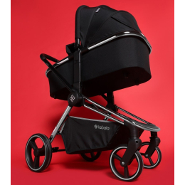 Коляска 2 в 1 Labala Raiz, 02BLA, Black (черный)