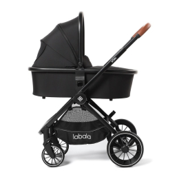 Коляска 2 в 1 Labala Born, 01BLA, Black (черный)