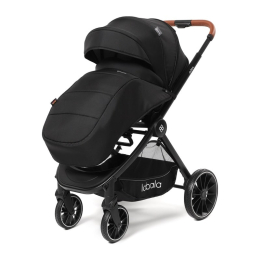 Коляска 2 в 1 Labala Born, 01BLA, Black (черный)