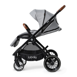 Коляска 2 в 1 Labala Born, 07LGR, Light grey (серый)