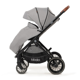 Коляска 2 в 1 Labala Born, 07LGR, Light grey (серый)