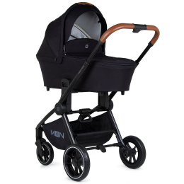 Коляска 2 в 1 Moon ReSea Kombi, 851, Black Melange (черный) 