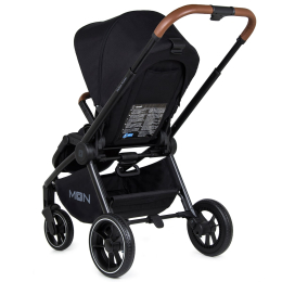 Коляска 2 в 1 Moon ReSea Kombi, 851, Black Melange (черный) 