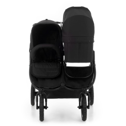 Коляска для двойни (2 люльки и 2 сиденья) Bumbleride Indie Twin цвет Matte Black