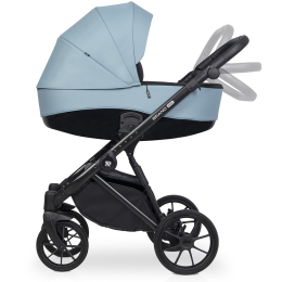 Коляска 2 в 1 Riko Brano Pro, 02 Сrystal blue (синий)
