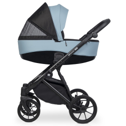 Коляска 2 в 1 Riko Brano Pro, 02 Сrystal blue (синий)