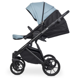 Коляска 2 в 1 Riko Brano Pro, 02 Сrystal blue (синий)