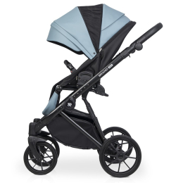 Коляска 2 в 1 Riko Brano Pro, 02 Сrystal blue (синий)