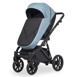 Коляска 2 в 1 Riko Brano Pro, 02 Сrystal blue (синий)