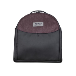 Коляска 2 в 1 Riko Basic Pacco Classic, 01 Plum (сливовый-черный)