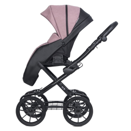 Коляска 2 в 1 Riko Basic Pacco Classic, 02 Pink (розовый-черный)