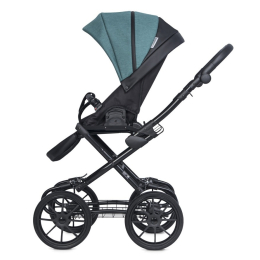Коляска 2 в 1 Riko Basic Pacco Classic, 03 Lagoon (бирюзовый-черный)