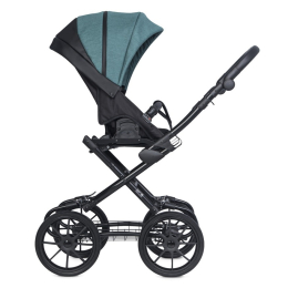 Коляска 2 в 1 Riko Basic Pacco Classic, 03 Lagoon (бирюзовый-черный)