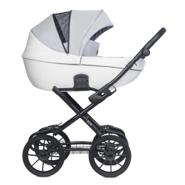 Коляска 2 в 1 Riko Basic Pacco Classic, 05 Grey Fox (серый-белый)