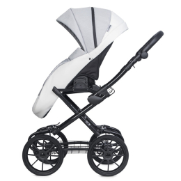 Коляска 2 в 1 Riko Basic Pacco Classic, 05 Grey Fox (серый-белый)